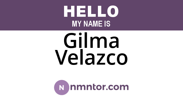 Gilma Velazco