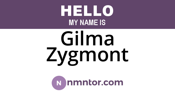 Gilma Zygmont