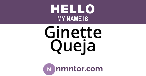 Ginette Queja