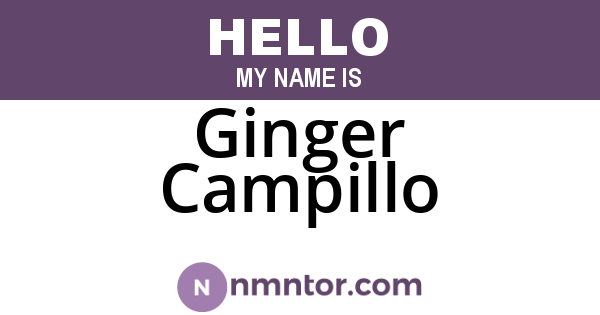 Ginger Campillo