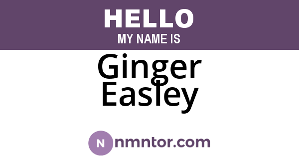 Ginger Easley