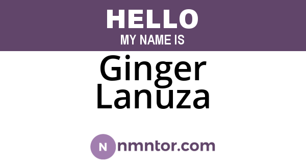 Ginger Lanuza