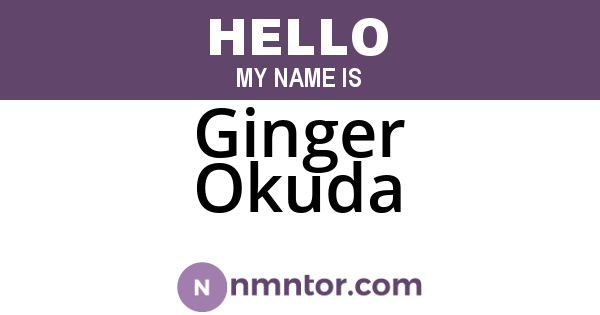 Ginger Okuda