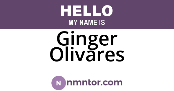 Ginger Olivares