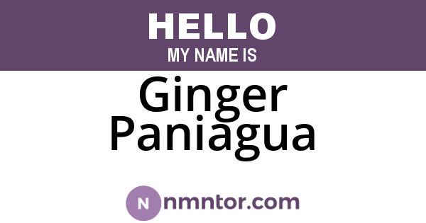 Ginger Paniagua