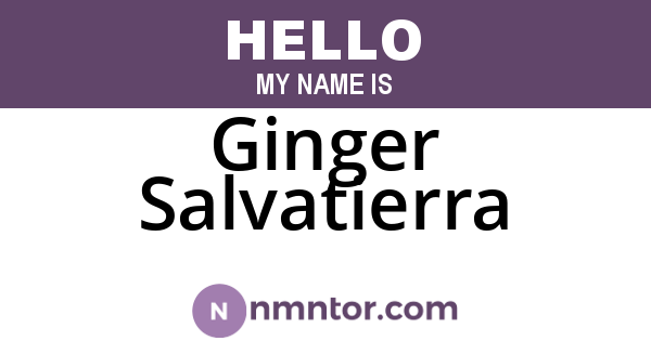 Ginger Salvatierra