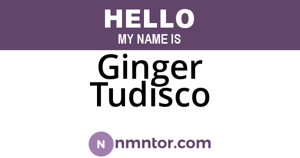 Ginger Tudisco