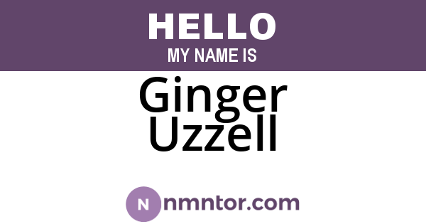Ginger Uzzell