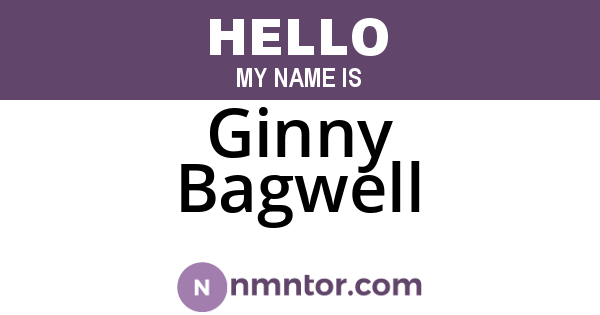 Ginny Bagwell