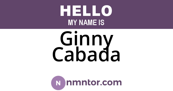 Ginny Cabada