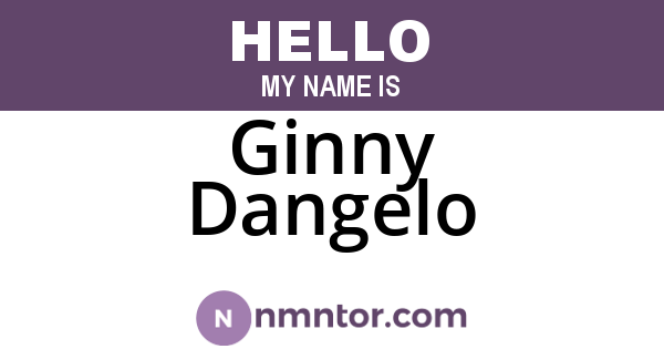 Ginny Dangelo