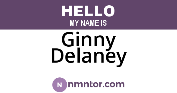 Ginny Delaney