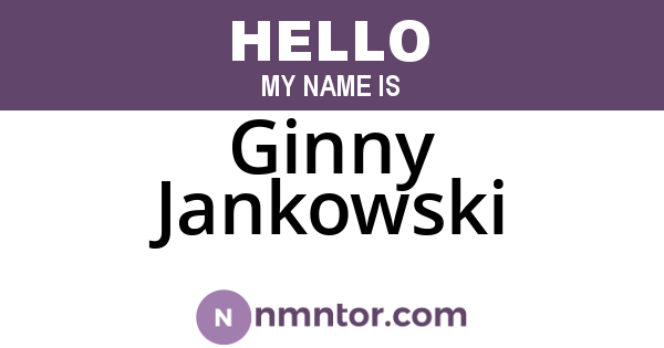 Ginny Jankowski