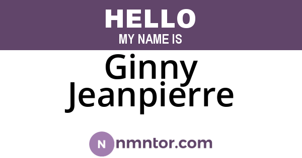 Ginny Jeanpierre