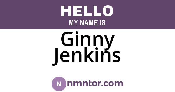 Ginny Jenkins