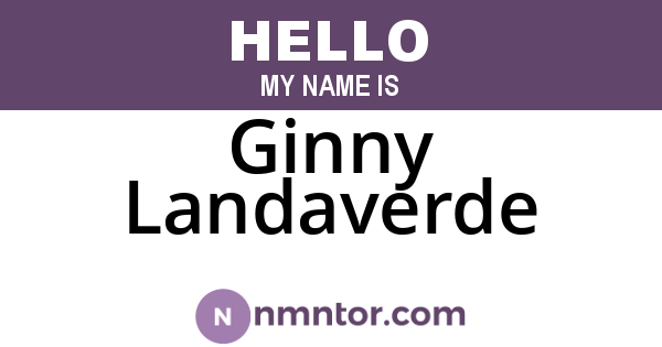 Ginny Landaverde