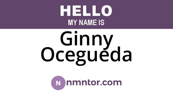 Ginny Ocegueda