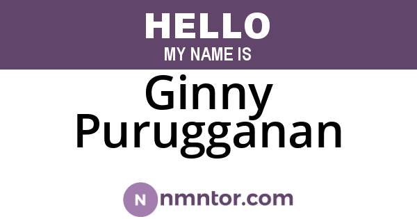 Ginny Purugganan