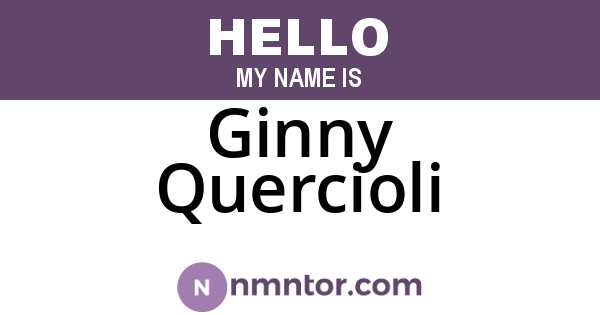 Ginny Quercioli