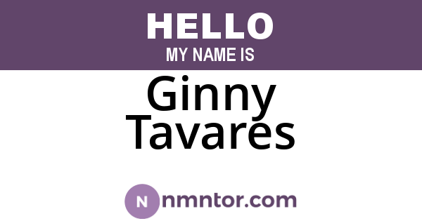 Ginny Tavares