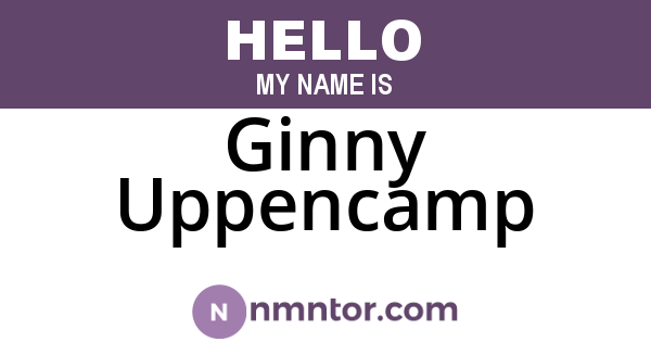 Ginny Uppencamp