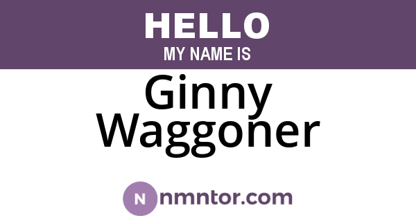 Ginny Waggoner