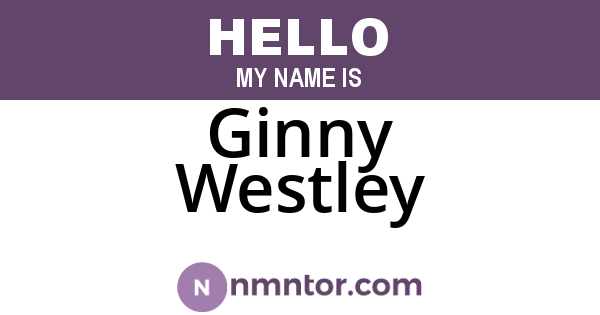 Ginny Westley