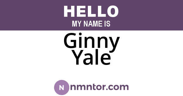 Ginny Yale