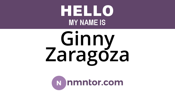 Ginny Zaragoza
