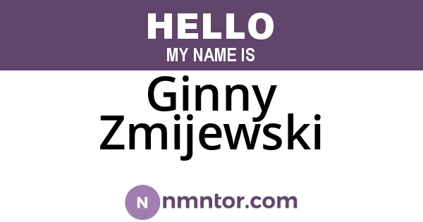 Ginny Zmijewski