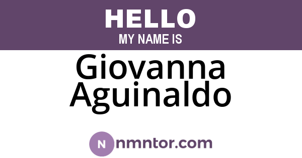 Giovanna Aguinaldo