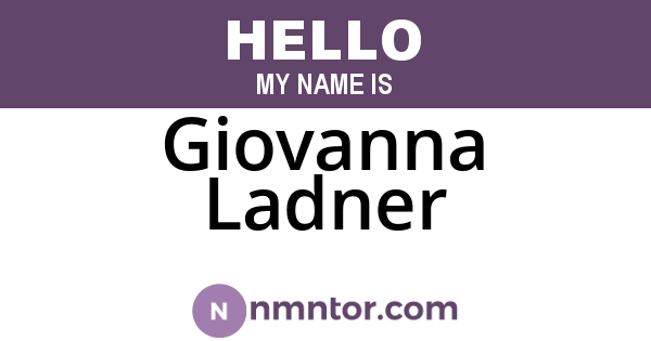 Giovanna Ladner