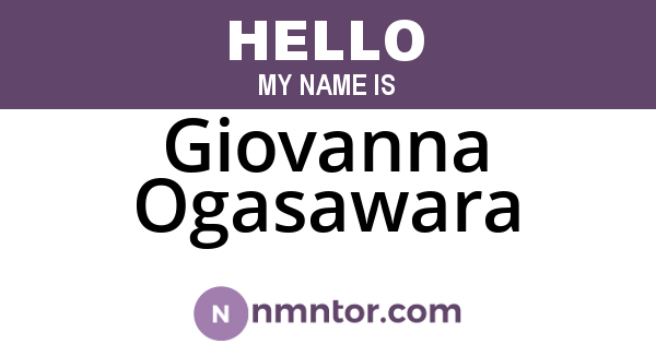 Giovanna Ogasawara