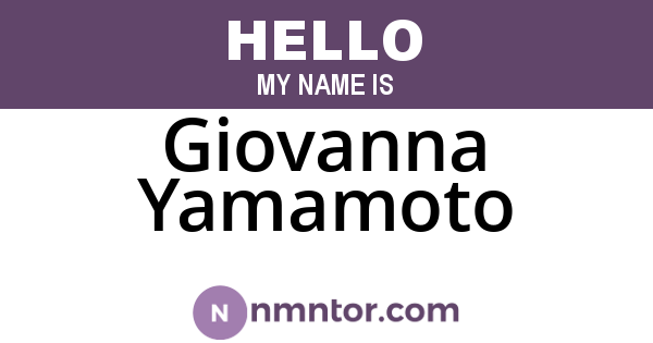 Giovanna Yamamoto