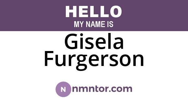 Gisela Furgerson