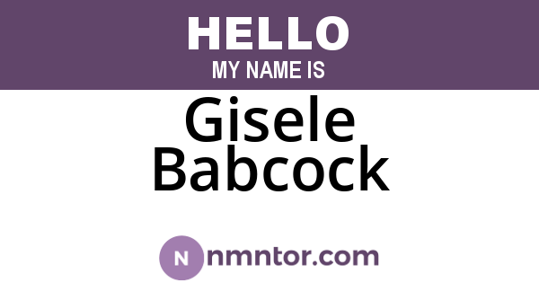Gisele Babcock