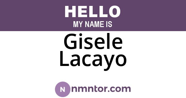 Gisele Lacayo