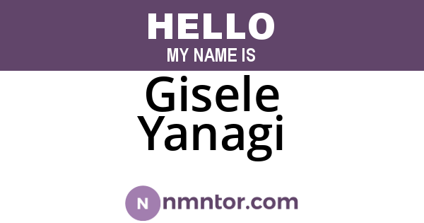 Gisele Yanagi