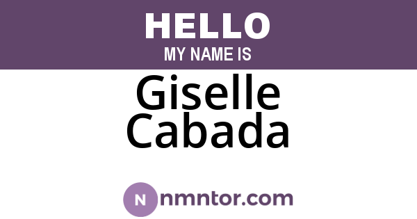 Giselle Cabada