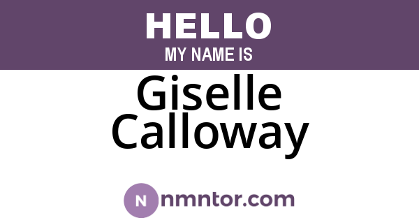 Giselle Calloway
