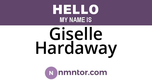 Giselle Hardaway