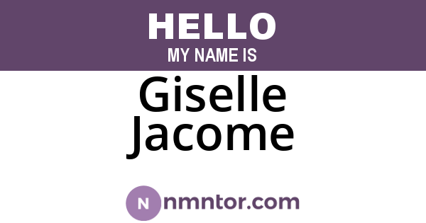 Giselle Jacome