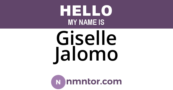 Giselle Jalomo