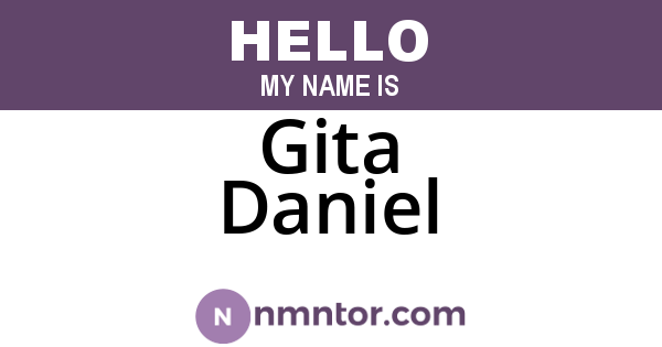 Gita Daniel