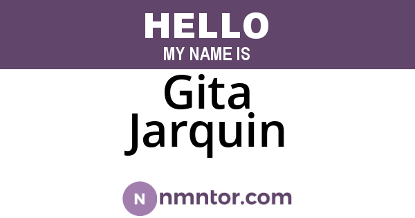 Gita Jarquin