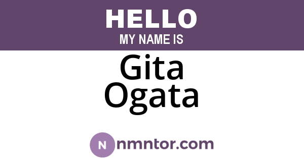 Gita Ogata