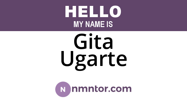 Gita Ugarte