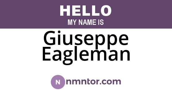 Giuseppe Eagleman