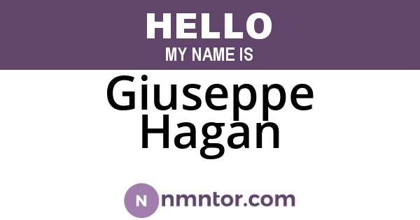 Giuseppe Hagan