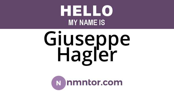 Giuseppe Hagler